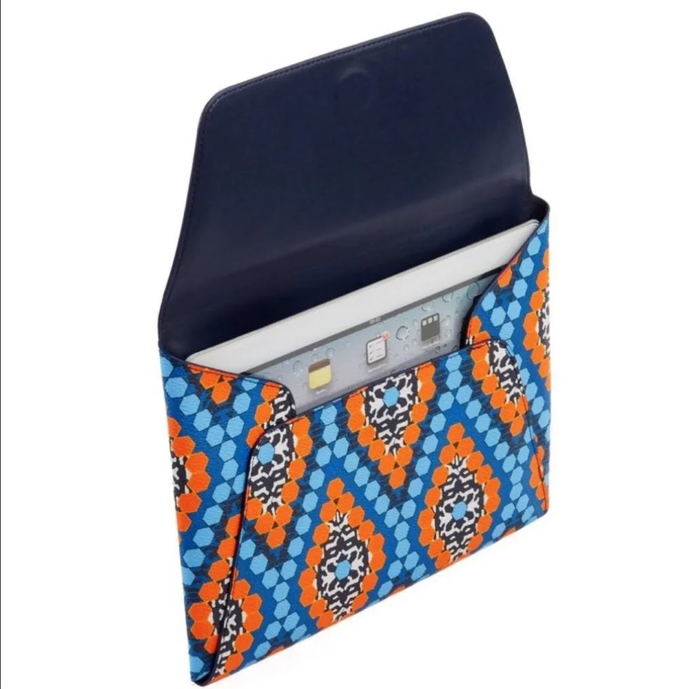 Vera Bradley Tech Envelope Marrakesh Beads Magnetic Closure Bag 10 x 8